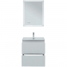 Тумба под раковину Aquanet Джейн 60 335422 подвесная Белая матовая, купить, цена, заказать, магазин, доставка, скидка, промокод, купить, цена, заказать, магазин, доставка, скидка, промокод