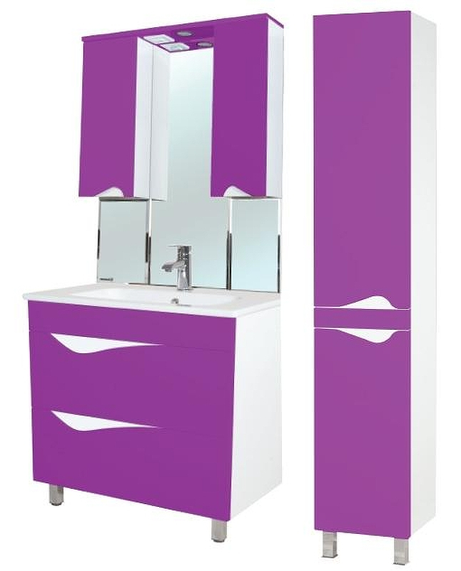 Шкаф пенал Bellezza Эйфория 35 R 4629104001414 Фиолетовый, купить, цена, заказать, магазин, доставка, скидка, промокод, купить, цена, заказать, магазин, доставка, скидка, промокод