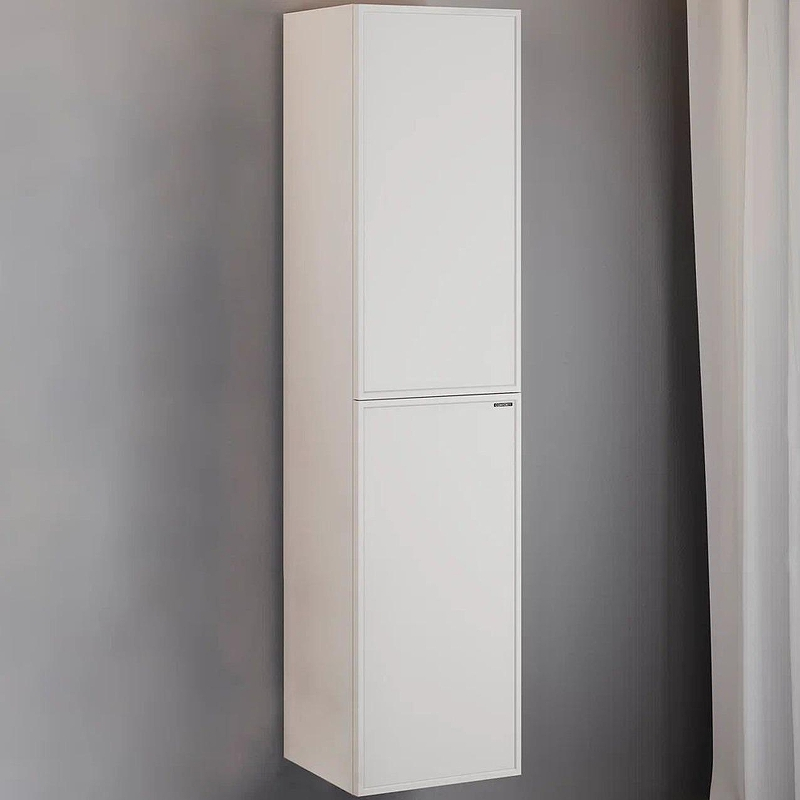 Шкаф пенал Comforty Мадрид 40 00-00017855 подвесной Серый шелк, купить, цена, заказать, магазин, доставка, скидка, промокод, купить, цена, заказать, магазин, доставка, скидка, промокод