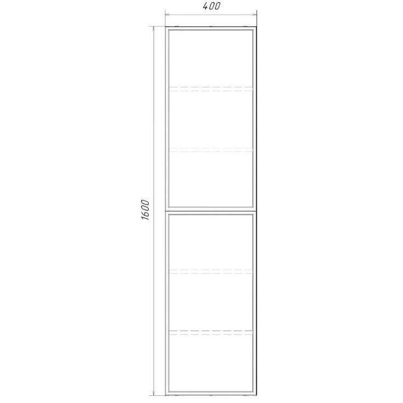 Шкаф пенал Comforty Мадрид 40 00-00017855 подвесной Серый шелк, купить, цена, заказать, магазин, доставка, скидка, промокод, купить, цена, заказать, магазин, доставка, скидка, промокод