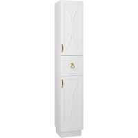 Шкаф пенал Misty Амбра 35 R П-Амб050-011П Белый матовый, купить, цена, заказать, магазин, доставка, скидка, промокод, купить, цена, заказать, магазин, доставка, скидка, промокод