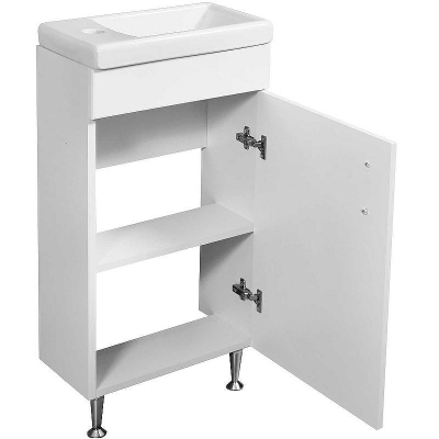 Тумба под раковину Stella Polar Концепт 40 SP-00000232 Белая