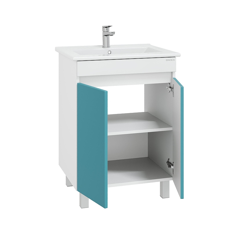 Тумба под раковину Onika Марви 60 106152 цвет Белый Мокко, купить, цена, заказать, магазин, доставка, скидка, промокод, купить, цена, заказать, магазин, доставка, скидка, промокод