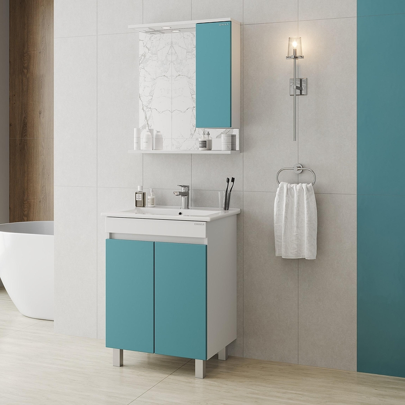 Тумба под раковину Onika Марви 60 106152 цвет Белый Мокко, купить, цена, заказать, магазин, доставка, скидка, промокод, купить, цена, заказать, магазин, доставка, скидка, промокод