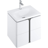 Тумба под раковину Ravak SD Balance 50 X000001365 подвесная Белая Графит, купить, цена, заказать, магазин, доставка, скидка, промокод, купить, цена, заказать, магазин, доставка, скидка, промокод