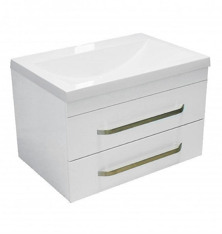 Тумба с раковиной Эстет Monaco 60 ФР-00002237 подвесная Белая, купить, цена, заказать, магазин, доставка, скидка, промокод, купить, цена, заказать, магазин, доставка, скидка, промокод