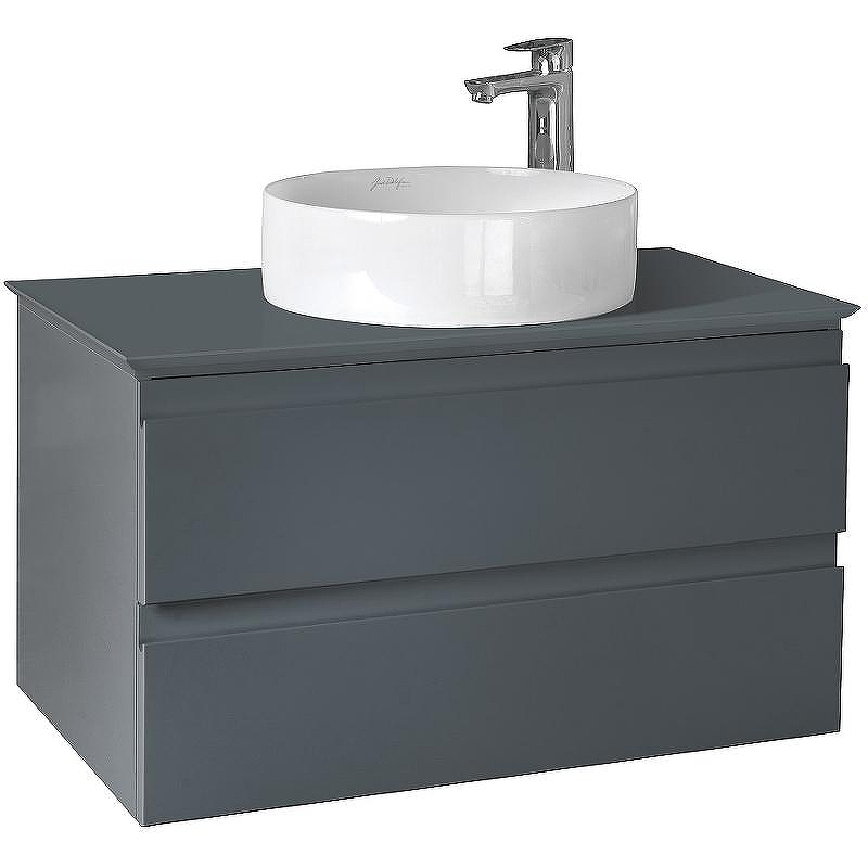 Тумба под раковину Jacob Delafon Madeleine 80 EB2083-J54 подвесная Серая матовая, купить, цена, заказать, магазин, доставка, скидка, промокод, купить, цена, заказать, магазин, доставка, скидка, промокод
