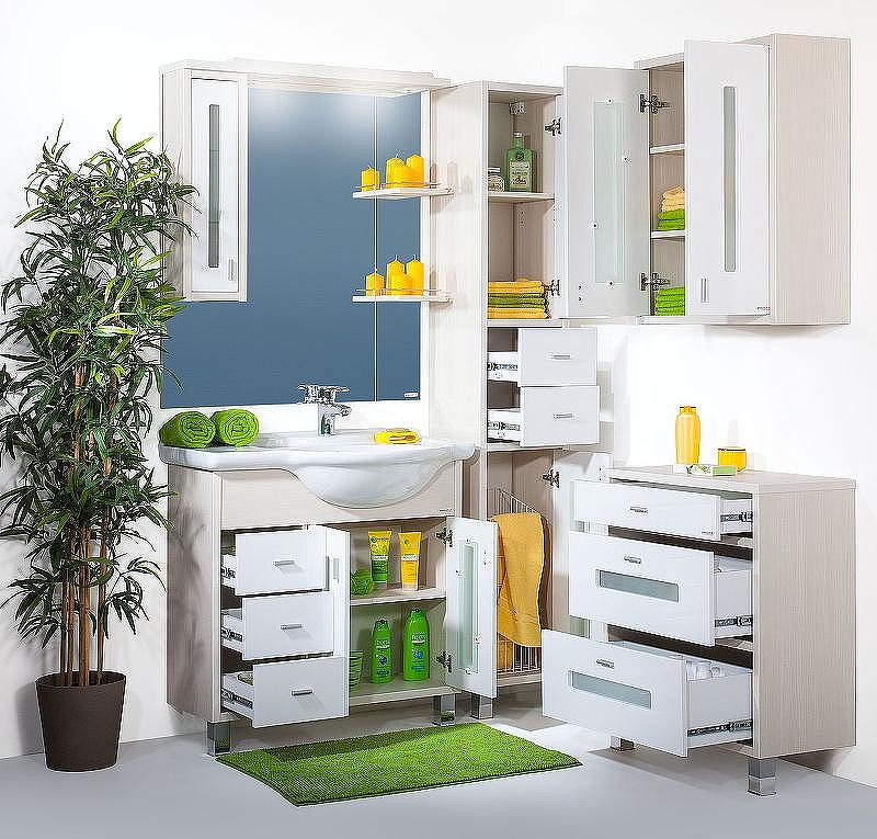 Зеркало со шкафом Бриклаер Бали 90 L 4627125412035 с подсветкой Светлая лиственница Белое глянцевое, купить, цена, заказать, магазин, доставка, скидка, промокод, купить, цена, заказать, магазин, доставка, скидка, промокод