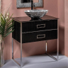 Тумба под раковину Boheme Armadi Art Monaco 80 867-080-BCR Черный глянец Хром, купить, цена, заказать, магазин, доставка, скидка, промокод, купить, цена, заказать, магазин, доставка, скидка, промокод