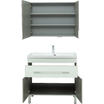 Комплект мебели для ванной Aquanet Верона 90 287661 Белый