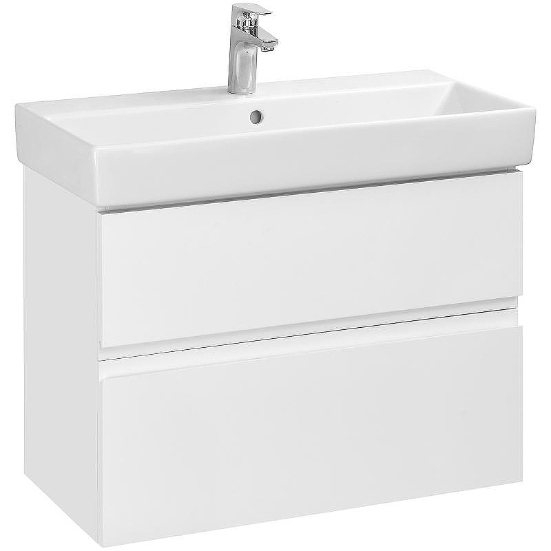 Тумба под раковину Roca Oleta 80 A857640501 подвесная Белая матовая, купить, цена, заказать, магазин, доставка, скидка, промокод, купить, цена, заказать, магазин, доставка, скидка, промокод