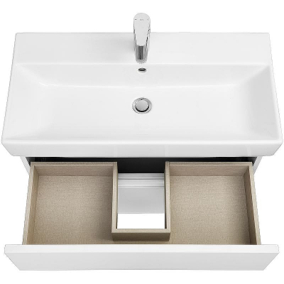 Тумба под раковину Roca Oleta 80 A857640501 подвесная Белая матовая