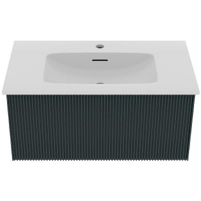 Тумба под раковину La Fenice Terra 80 FNC-01-TER-G-80 подвесная Серо-зеленая