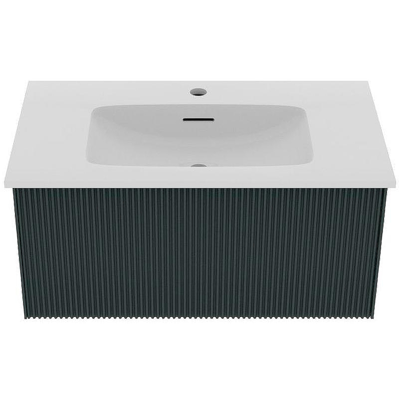 Тумба под раковину La Fenice Terra 80 FNC-01-TER-G-80 подвесная Серо-зеленая, купить, цена, заказать, магазин, доставка, скидка, промокод, купить, цена, заказать, магазин, доставка, скидка, промокод