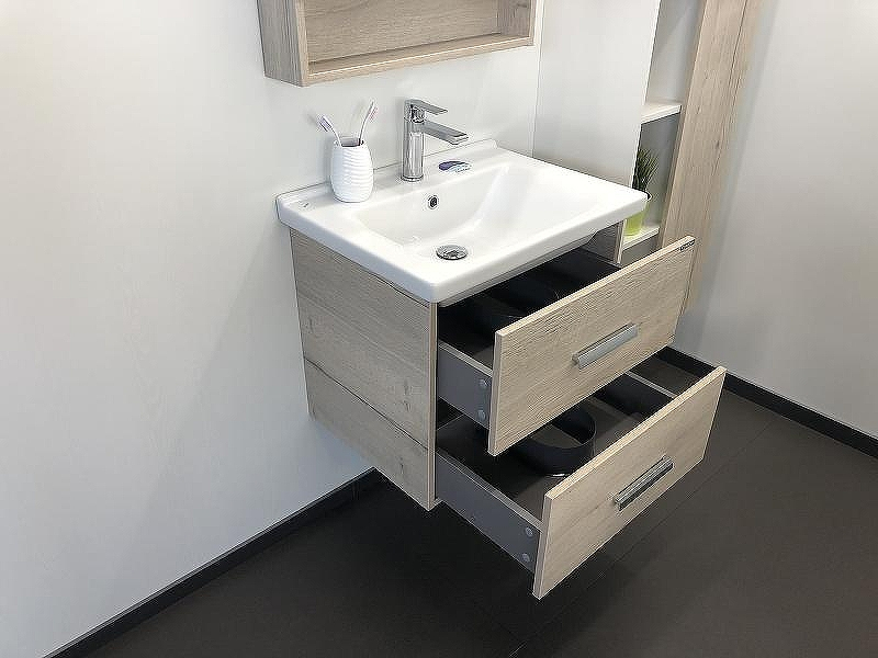 Тумба с раковиной Comforty Парма 60 00004143490 подвесная Дуб дымчатый, купить, цена, заказать, магазин, доставка, скидка, промокод, купить, цена, заказать, магазин, доставка, скидка, промокод