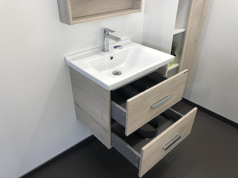 Тумба с раковиной Comforty Парма 60 00004143490 подвесная Дуб дымчатый, купить, цена, заказать, магазин, доставка, скидка, промокод, купить, цена, заказать, магазин, доставка, скидка, промокод