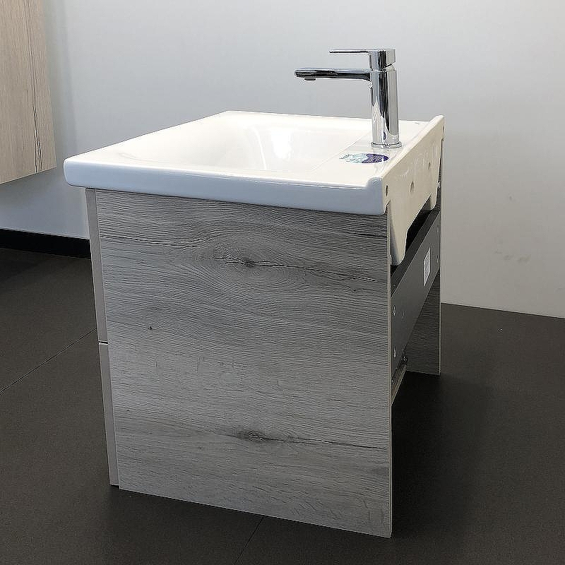 Тумба с раковиной Comforty Парма 60 00004143490 подвесная Дуб дымчатый, купить, цена, заказать, магазин, доставка, скидка, промокод, купить, цена, заказать, магазин, доставка, скидка, промокод