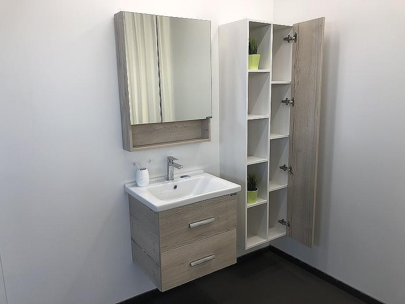 Тумба с раковиной Comforty Парма 60 00004143490 подвесная Дуб дымчатый, купить, цена, заказать, магазин, доставка, скидка, промокод, купить, цена, заказать, магазин, доставка, скидка, промокод