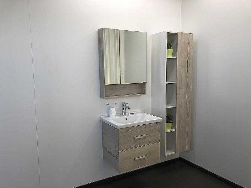 Тумба с раковиной Comforty Парма 60 00004143490 подвесная Дуб дымчатый, купить, цена, заказать, магазин, доставка, скидка, промокод, купить, цена, заказать, магазин, доставка, скидка, промокод