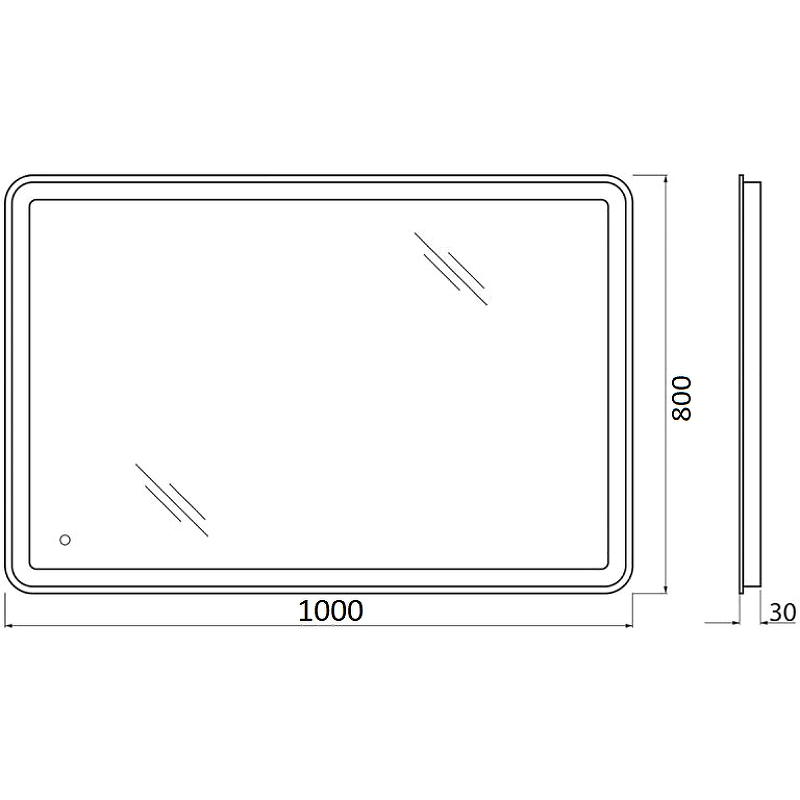 Зеркало BelBagno SPC-MAR 100 с сенсорным выключателем с подсветкой, купить, цена, заказать, магазин, доставка, скидка, промокод, купить, цена, заказать, магазин, доставка, скидка, промокод