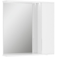 Зеркало со шкафом Volna Lake 70 R zsLAKE70.R-01 с подсветкой Белое, купить, цена, заказать, магазин, доставка, скидка, промокод, купить, цена, заказать, магазин, доставка, скидка, промокод