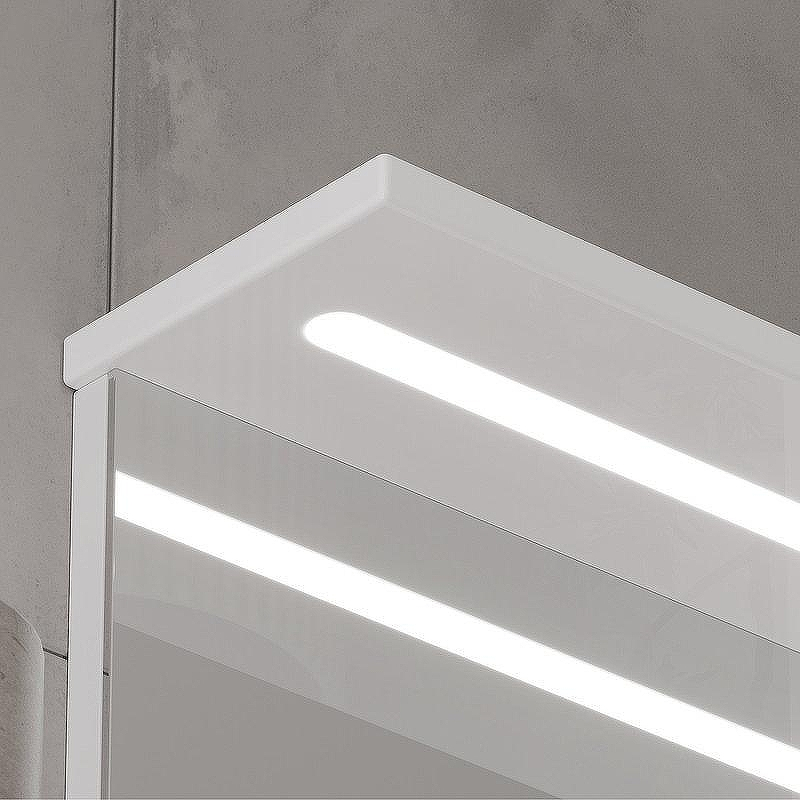 Зеркало со шкафом Volna Lake 70 R zsLAKE70.R-01 с подсветкой Белое, купить, цена, заказать, магазин, доставка, скидка, промокод, купить, цена, заказать, магазин, доставка, скидка, промокод