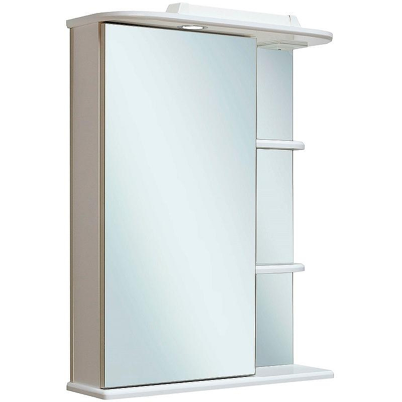 Зеркальный шкаф Runo Магнолия 50 L 00000000607 с подсветкой Белый, купить, цена, заказать, магазин, доставка, скидка, промокод, купить, цена, заказать, магазин, доставка, скидка, промокод