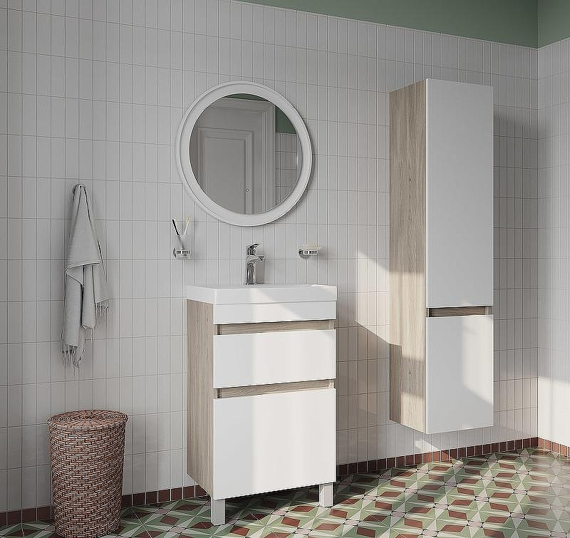 Тумба с раковиной Iddis Zodiac 50 ZOD5ABFi95K Белая матовая Дерево, купить, цена, заказать, магазин, доставка, скидка, промокод, купить, цена, заказать, магазин, доставка, скидка, промокод