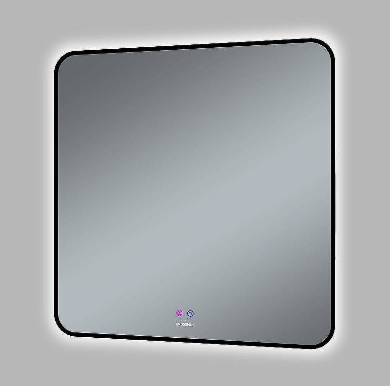 Зеркало Grossman Elegans-норма Black 80 1780802 с подсветкой Черное с сенсорным выключателем и подогревом, купить, цена, заказать, магазин, доставка, скидка, промокод, купить, цена, заказать, магазин, доставка, скидка, промокод