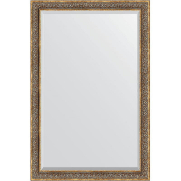 Зеркало Evoform Exclusive 179х119 BY 3630 с фацетом в багетной раме - Вензель бронзовый 101, купить, цена, заказать, магазин, доставка, скидка, промокод, купить, цена, заказать, магазин, доставка, скидка, промокод
