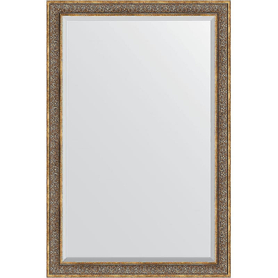 Зеркало Evoform Exclusive 179х119 BY 3630 с фацетом в багетной раме - Вензель бронзовый 101