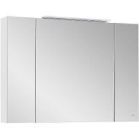 Зеркальный шкаф Roca Oleta 100 A857648501 с подсветкой Белый матовый, купить, цена, заказать, магазин, доставка, скидка, промокод, купить, цена, заказать, магазин, доставка, скидка, промокод