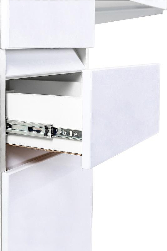 Тумба с раковиной Orange Sistema 100 L ST-40TUW+RAL Белая глянцевая, купить, цена, заказать, магазин, доставка, скидка, промокод, купить, цена, заказать, магазин, доставка, скидка, промокод