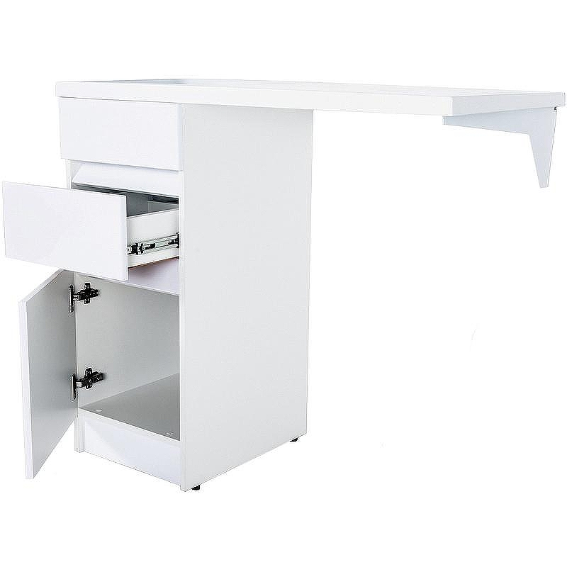 Тумба с раковиной Orange Sistema 100 L ST-40TUW+RAL Белая глянцевая, купить, цена, заказать, магазин, доставка, скидка, промокод, купить, цена, заказать, магазин, доставка, скидка, промокод