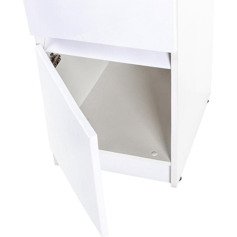 Тумба с раковиной Orange Sistema 100 L ST-40TUW+RAL Белая глянцевая, купить, цена, заказать, магазин, доставка, скидка, промокод, купить, цена, заказать, магазин, доставка, скидка, промокод