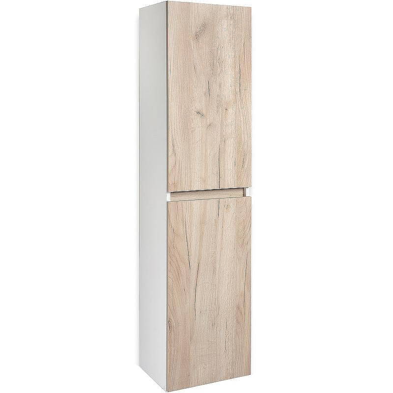 Шкаф пенал Runo Бари 35 00-00001388 подвесной Крафт дуб Белый, купить, цена, заказать, магазин, доставка, скидка, промокод, купить, цена, заказать, магазин, доставка, скидка, промокод