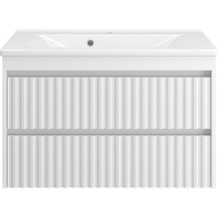 Тумба с раковиной Brevita Balaton 90 УТ000014505 подвесная Белая матовая, купить, цена, заказать, магазин, доставка, скидка, промокод, купить, цена, заказать, магазин, доставка, скидка, промокод