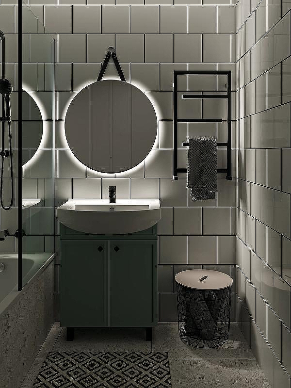 Зеркало Runo Руан 65 00-00001292 с подсветкой с сенсорным выключателем, купить, цена, заказать, магазин, доставка, скидка, промокод, купить, цена, заказать, магазин, доставка, скидка, промокод