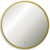Зеркало Abber Mond 100 AG6204SCGL-1.0 с подсветкой Золото с бесконтактным выключателем и диммером, купить, цена, заказать, магазин, доставка, скидка, промокод, купить, цена, заказать, магазин, доставка, скидка, промокод