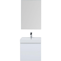 Комплект мебели для ванной Aquanet Йорк 60 203642 подвесной Белый глянец, купить, цена, заказать, магазин, доставка, скидка, промокод, купить, цена, заказать, магазин, доставка, скидка, промокод