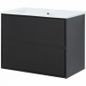 Тумба под раковину Aquanet Милан 85 316703 подвесная Черный глянец, купить, цена, заказать, магазин, доставка, скидка, промокод, купить, цена, заказать, магазин, доставка, скидка, промокод