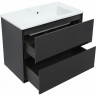 Тумба под раковину Aquanet Милан 85 316703 подвесная Черный глянец, купить, цена, заказать, магазин, доставка, скидка, промокод, купить, цена, заказать, магазин, доставка, скидка, промокод
