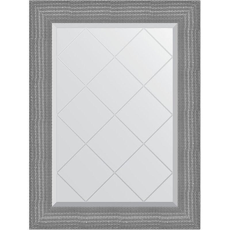 Зеркало Evoform Exclusive-G 89х67 BY 4543 с гравировкой в багетной раме - Серебряная кольчуга 88, купить, цена, заказать, магазин, доставка, скидка, промокод, купить, цена, заказать, магазин, доставка, скидка, промокод