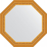 Зеркало Evoform Octagon 75х75 BY 3765 в багетной раме - Сусальное золото 80, купить, цена, заказать, магазин, доставка, скидка, промокод, купить, цена, заказать, магазин, доставка, скидка, промокод