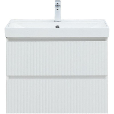 Тумба под раковину Aquanet Альтера 70 337155 подвесная Белая матовая