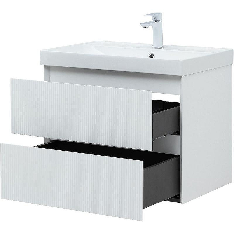Тумба под раковину Aquanet Альтера 70 337155 подвесная Белая матовая, купить, цена, заказать, магазин, доставка, скидка, промокод, купить, цена, заказать, магазин, доставка, скидка, промокод