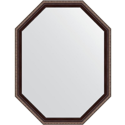 Зеркало Evoform Polygon 89х69 BY 7276 в багетной раме - Махагон с орнаментом 50