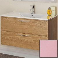 Тумба с раковиной SanVit Мэри-2 90 L kmery902 в цвете Ral подвесная Розовый глянец, купить, цена, заказать, магазин, доставка, скидка, промокод, купить, цена, заказать, магазин, доставка, скидка, промокод