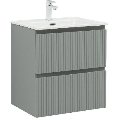 Тумба под раковину Aquanet Джейн 60 335432 подвесная Мисти грин