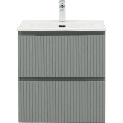 Тумба под раковину Aquanet Джейн 60 335432 подвесная Мисти грин